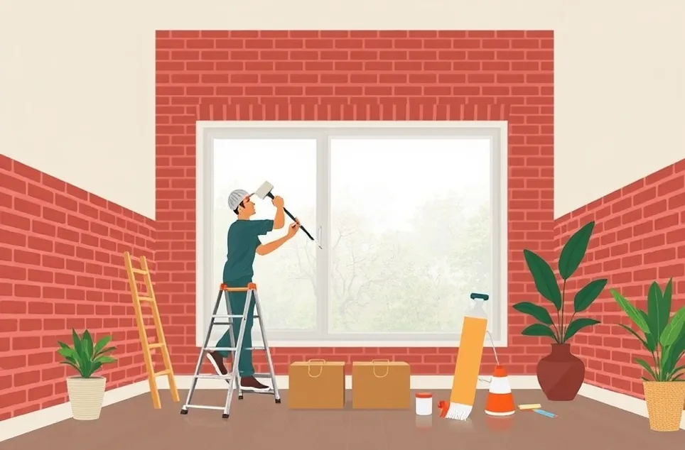 Intérieur rénové après travaux de peinture à Tassin-la-Demi-Lune